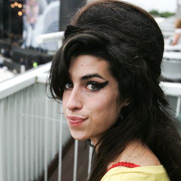 amy winehouse pictured at old trafford, manchester in 2007