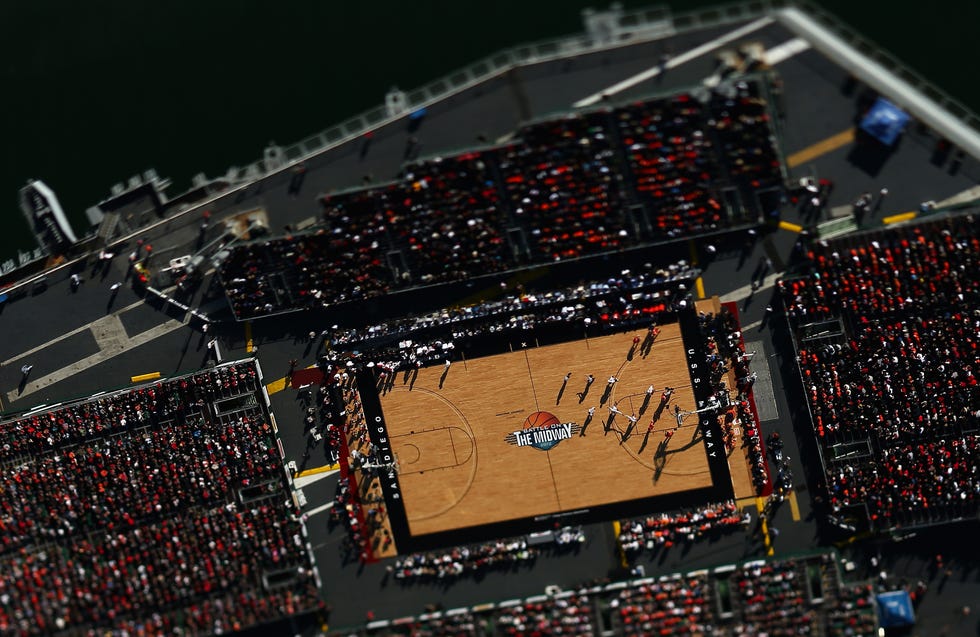 USS Abraham Lincoln To Host Gonzaga Michigan State Game USS Abraham Lincoln To Host Gonzaga Michigan State Game