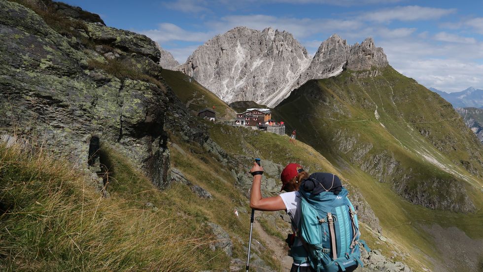 trekking sulle colline