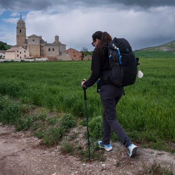 Pilgrims on the Camino de Santiago in Castilla pilgrims on the camino de santiago in castilla