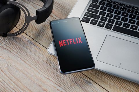 Netflix Streaming App On A Smartphone