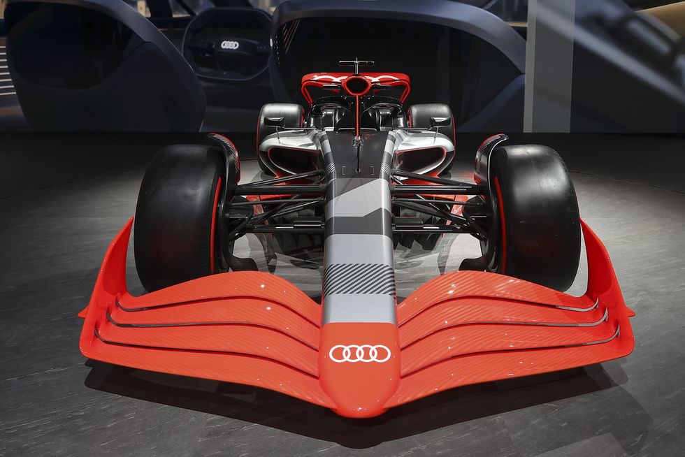 an-audi-f1-concept-car-is-on-display-dur