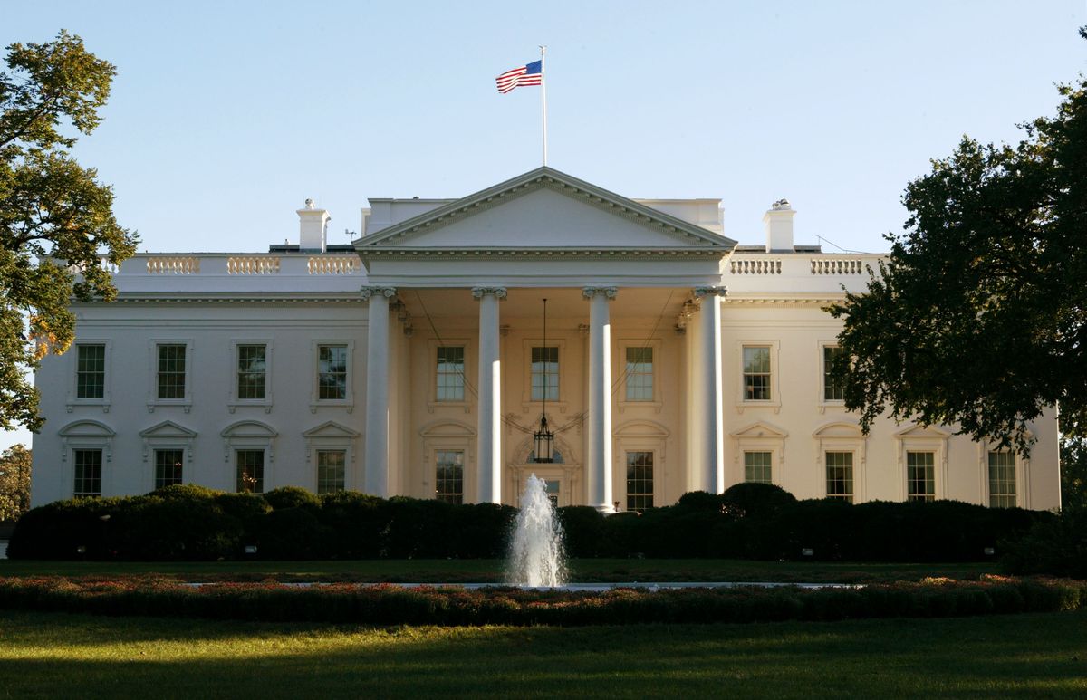 the white  house