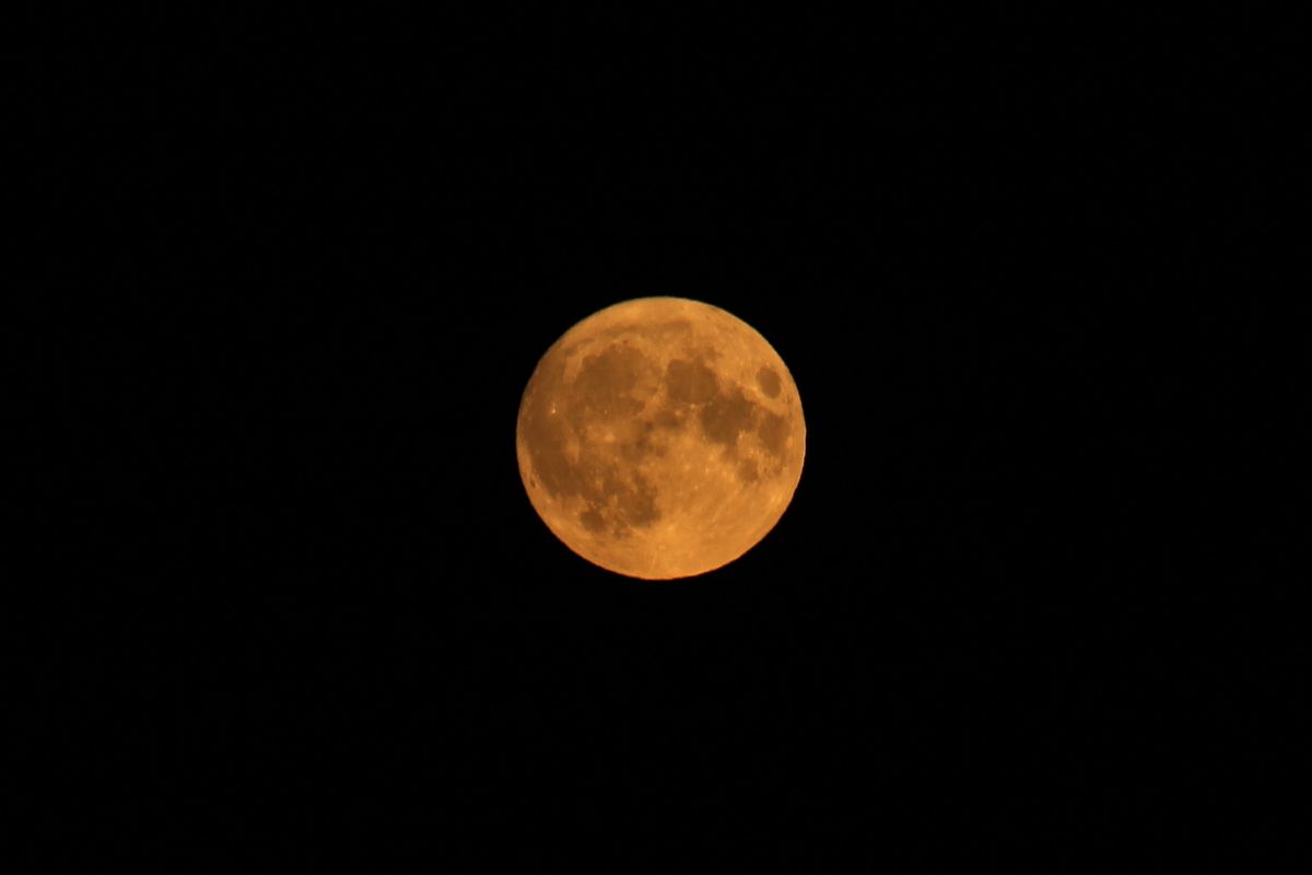 an extremely rare friday the 13th full harvest moon
