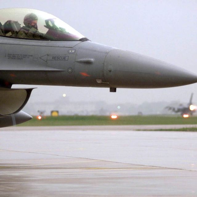 F 16 Pilot From The 510th Fighter Squadron