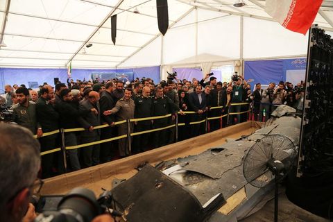 iran exhibits uavs at holy defense museum