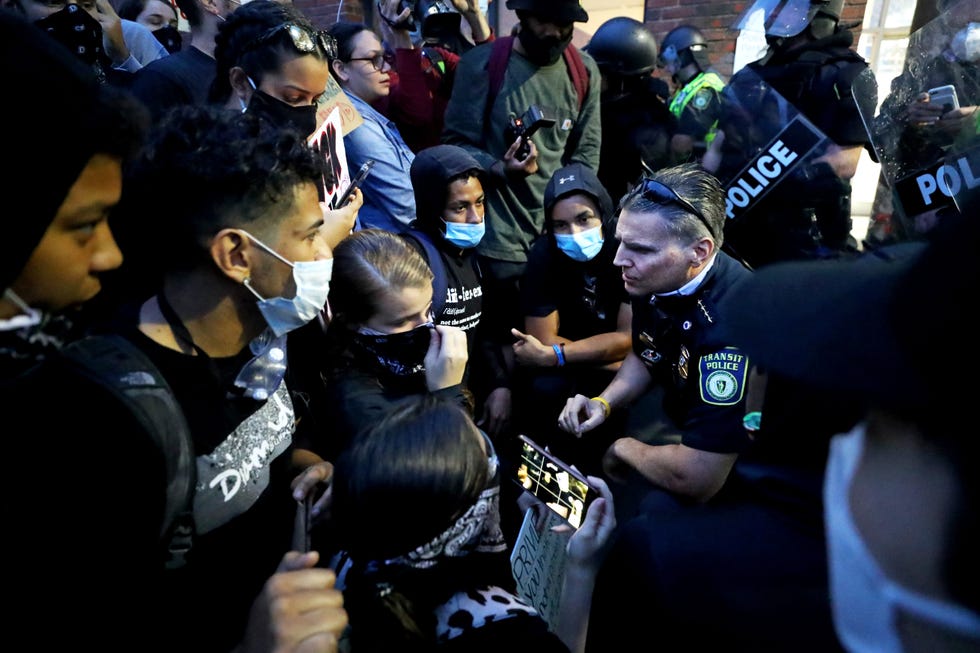 black lives matter holds vigil and rally in boston