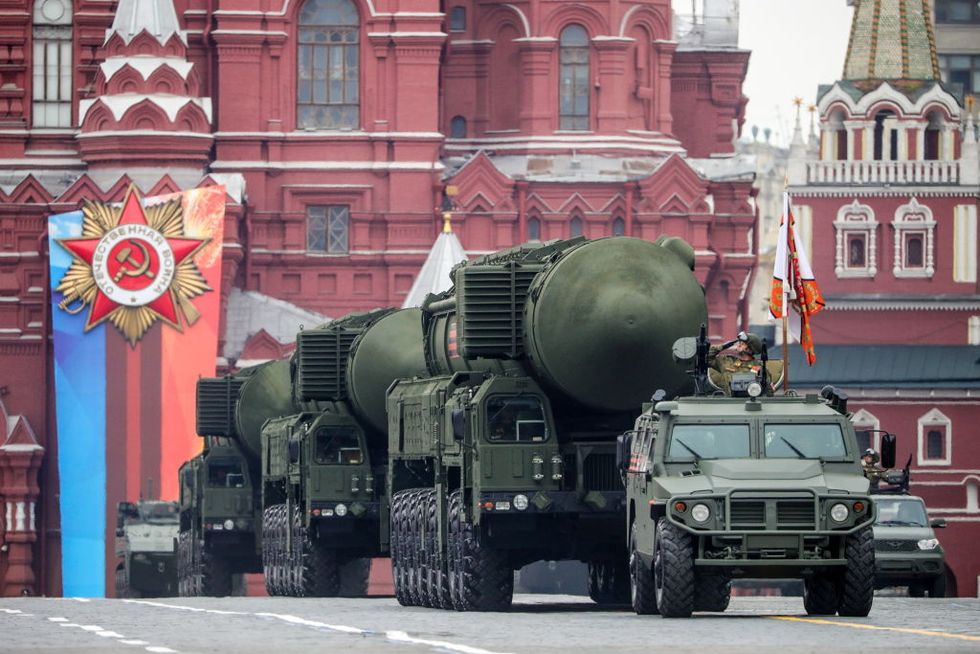 Dress rehearsal of Victory Day Parade in Moscow