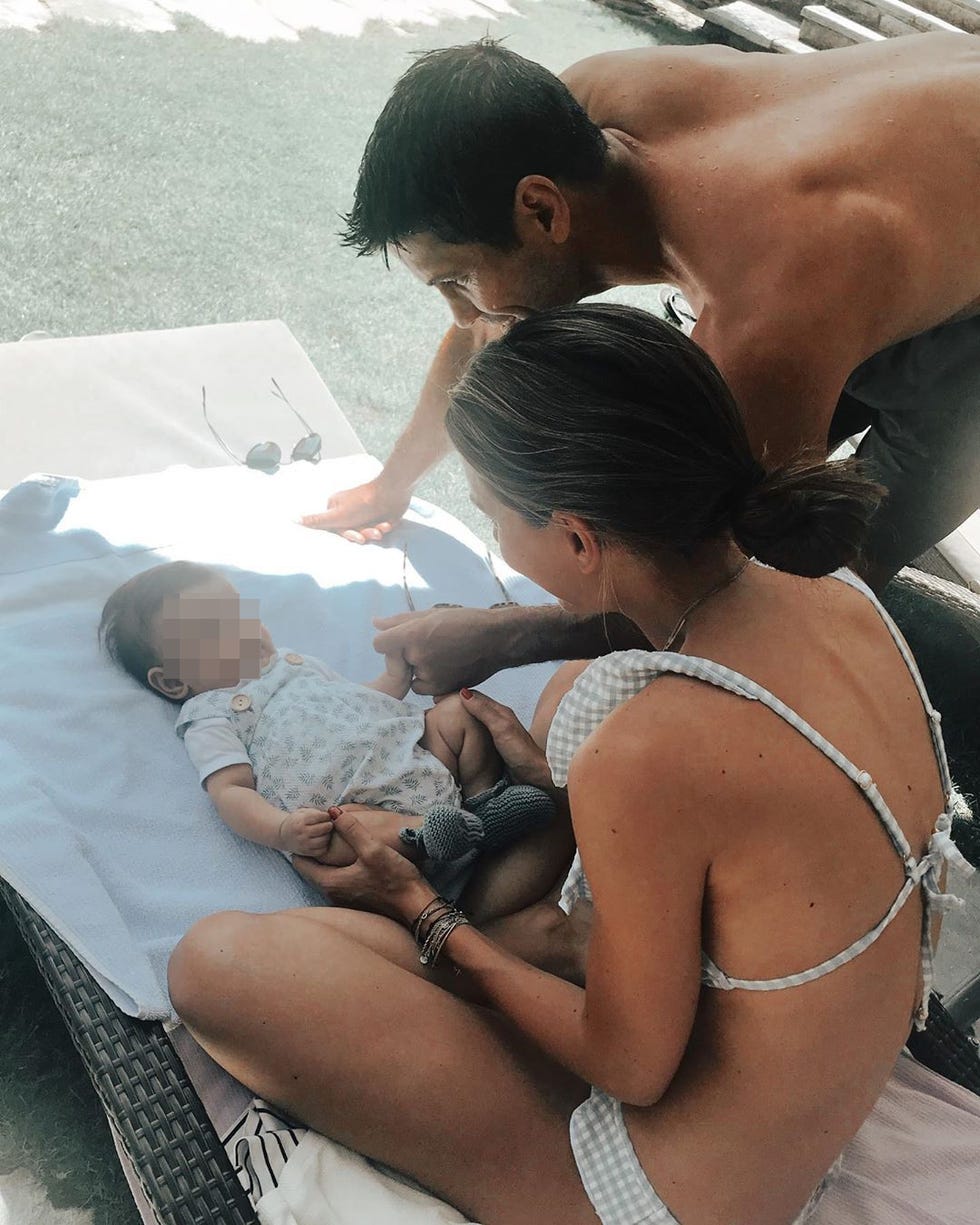 Ana Boyer y Fernando Verdasco con su hijo Miguel