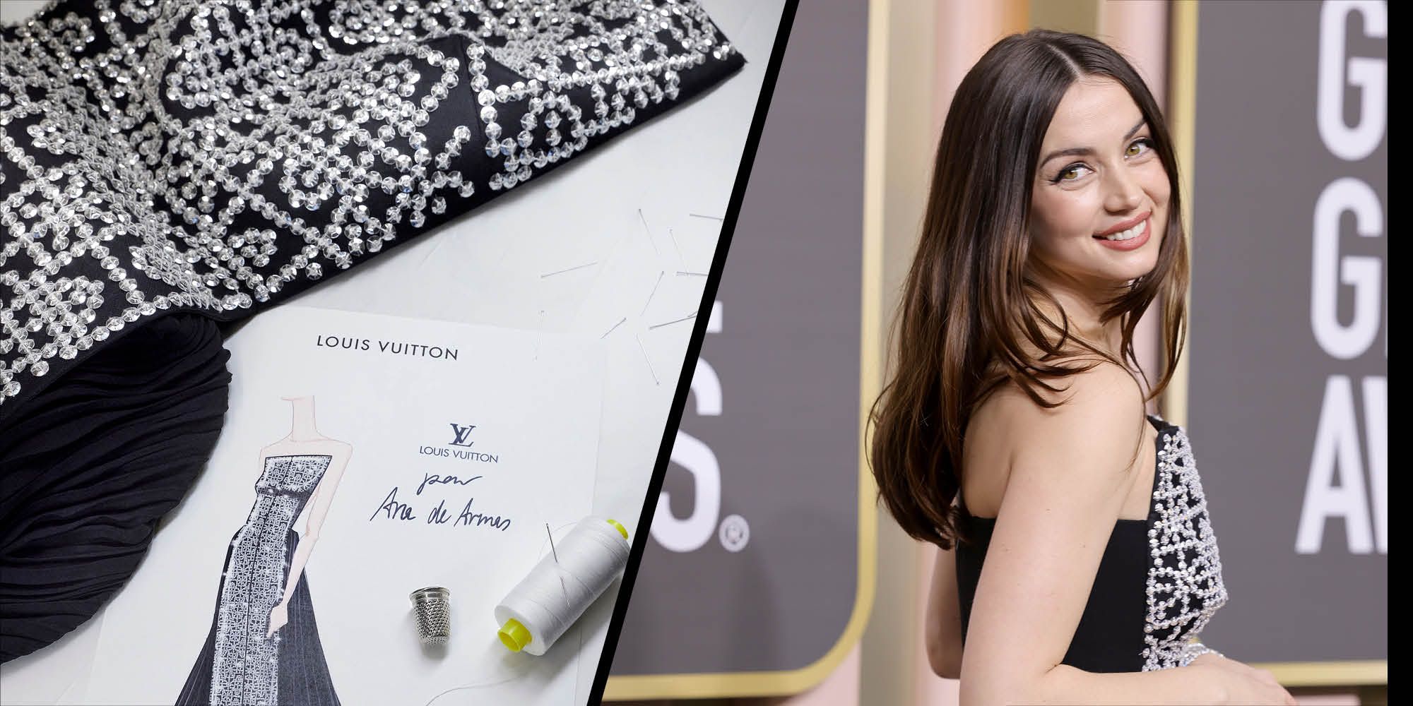 Ana de Armas's Louis Vuitton Dress at the 2023 Oscars