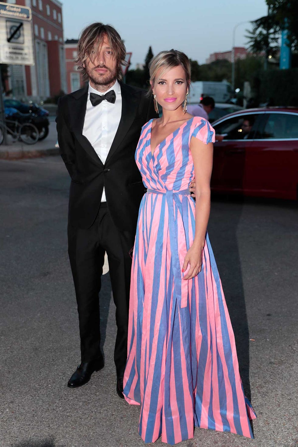 Ana Fernández y su novio, Adrián Roma, en la  fiesta 30ºAniversario Vogue