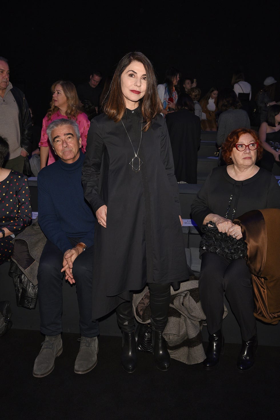 Fashion, Event, Fashion design, Outerwear, Fashion show, Performance, Runway, Darkness, Audience, Crowd, 