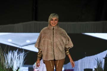 ana maria aldon during fashion show in ponferrada on sunday september 9, 2024