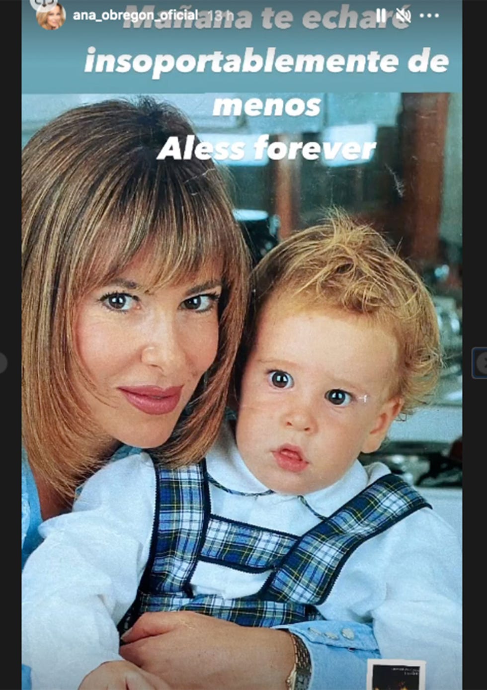 ana obregón vive su primer cumpleaños sin su hijo aless