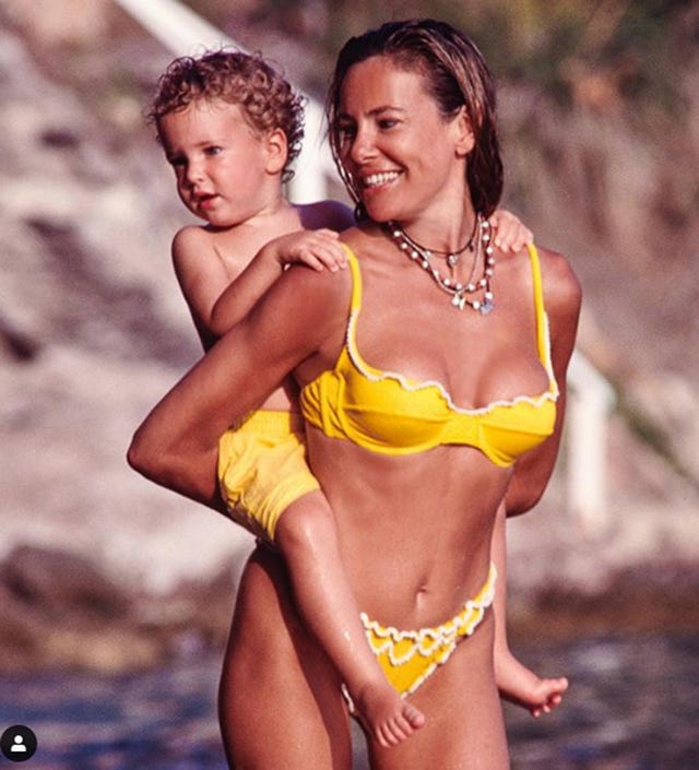 Bikini, Navel, Clothing, Abdomen, Undergarment, Swimwear, Beauty, Yellow, Stomach, Muscle, 