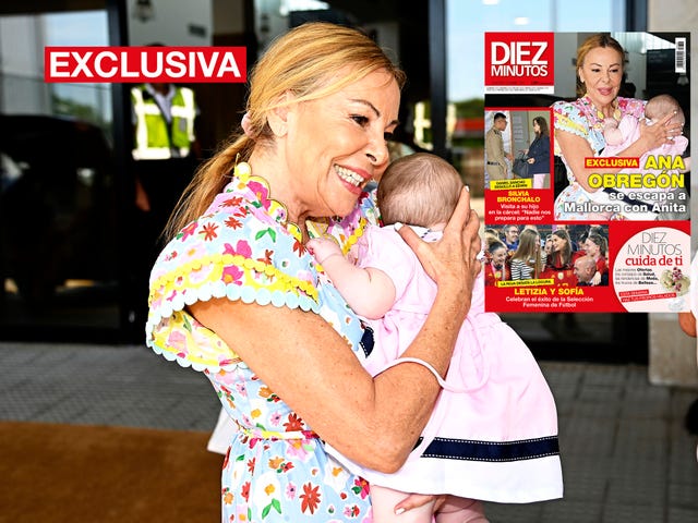 la actriz en la portada de diez minutos con su nieta ana