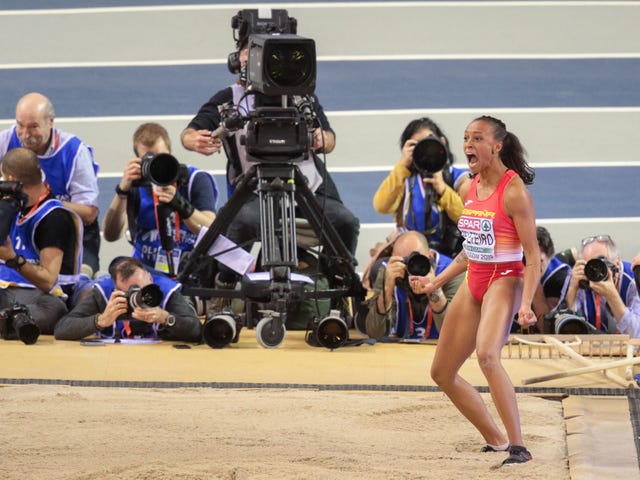 Ana Peleteiro carbura en el triple salto de Padua