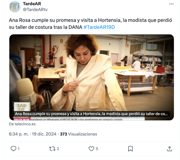 ana rosa quintana en paiporta