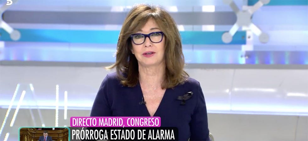ana rosa explica en directo en su programa el motivo de su fuerte afonía