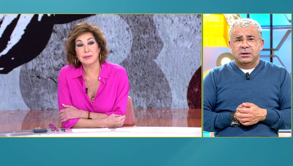 los presentadores durante la conexion de el diario de jorge y tardear