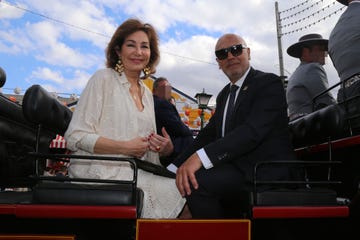 ana rosa quintana en la feria de abril de sevilla