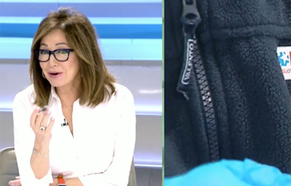 ana rosa quintana luce una anillo similar al de compromiso de diana de gales y que ahora tiene kate middleton