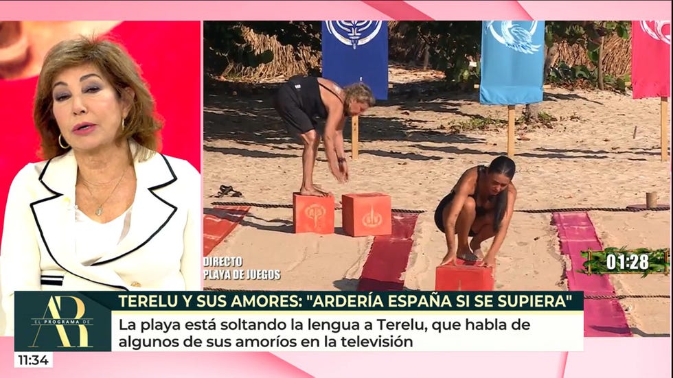 ana rosa quintana defiende a terelu campos en supervivientes desde el programa de ana rosa