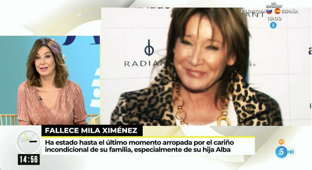 ana rosa quintana lamenta la muerte de mila ximénez