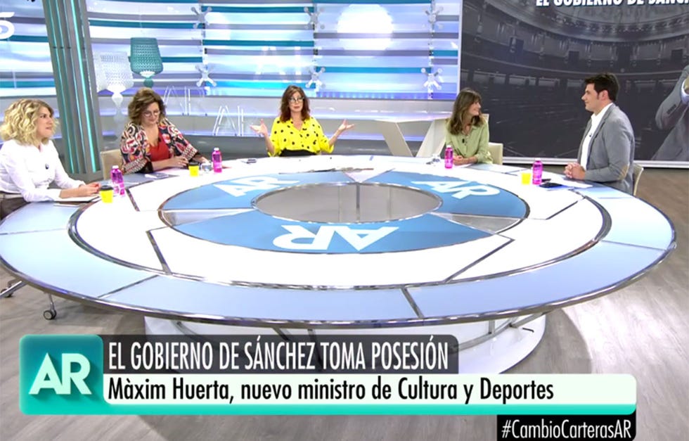 Ana Rosa habla del nombramiento de Màxim Huerta como ministro de Cultura y Deportes