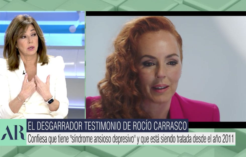 ana rosa se pronuncia sobre el documental de rocío carrasco