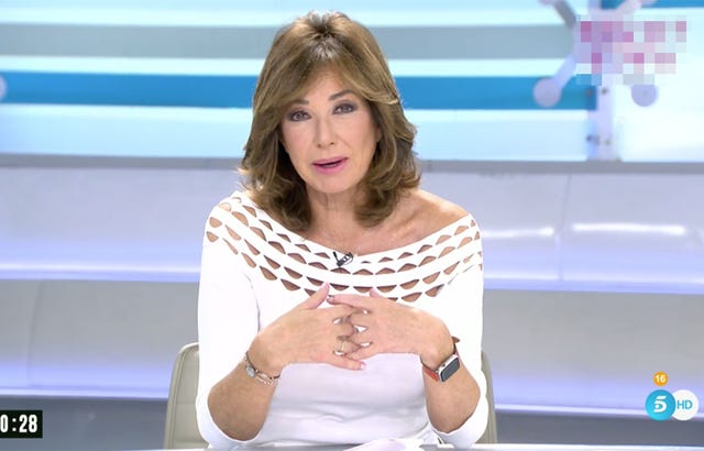 ana rosa quintana, 'regañina' en directo por uno de sus reportajes en la isla de la palma