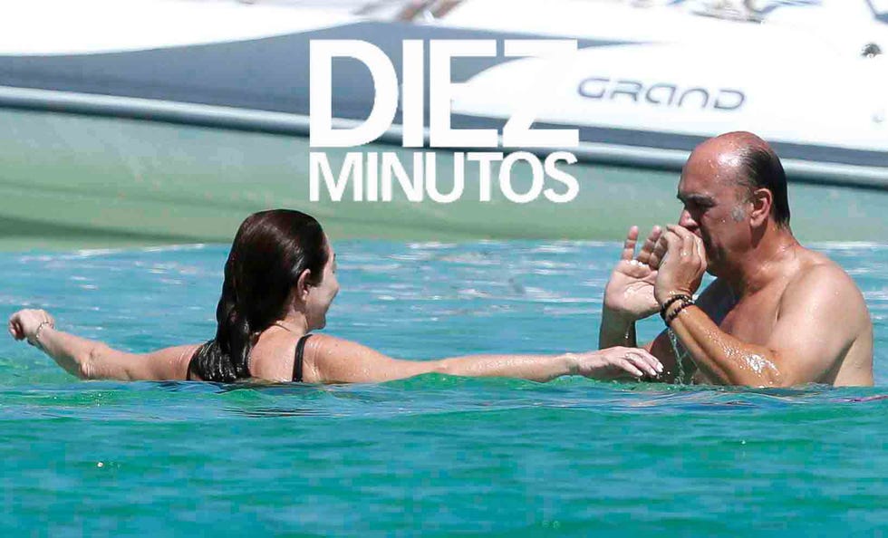 Ana Rosa Quintana y Juan Muñoz primer baño