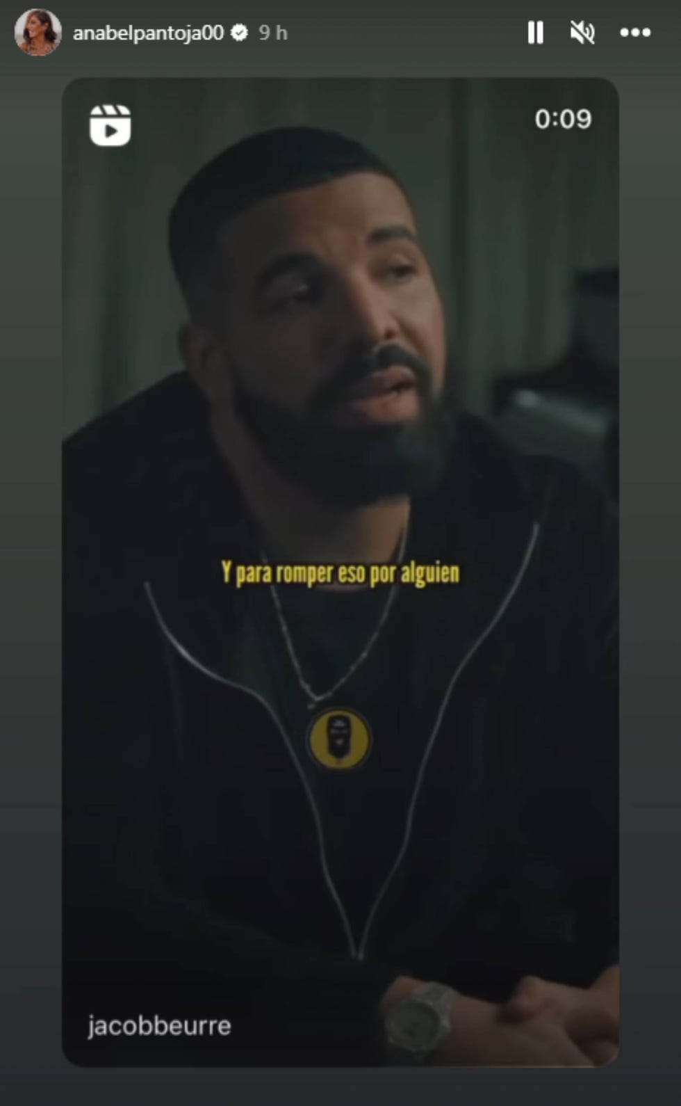 anabel pantoja comparte drake