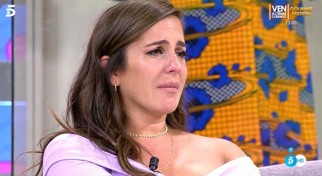 anabel pantoja llora en sálvame