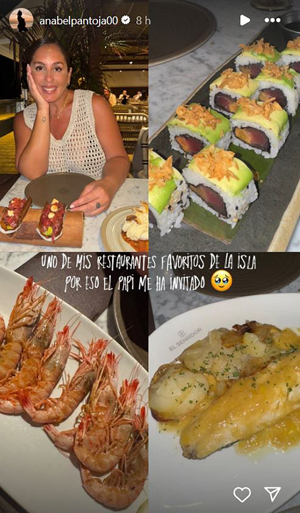 anabel pantoja celebra su cumpleaños cenando con david rodriguez