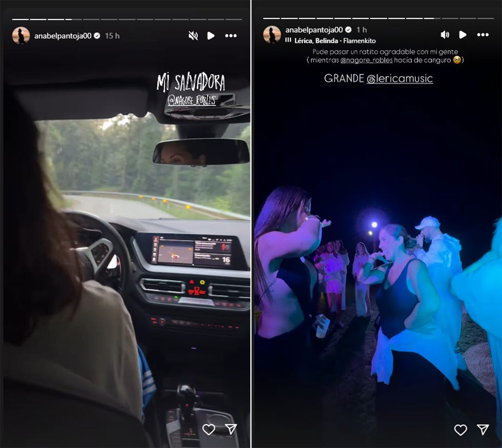stories de anabel pantoja en su llegada a la casa in 2025