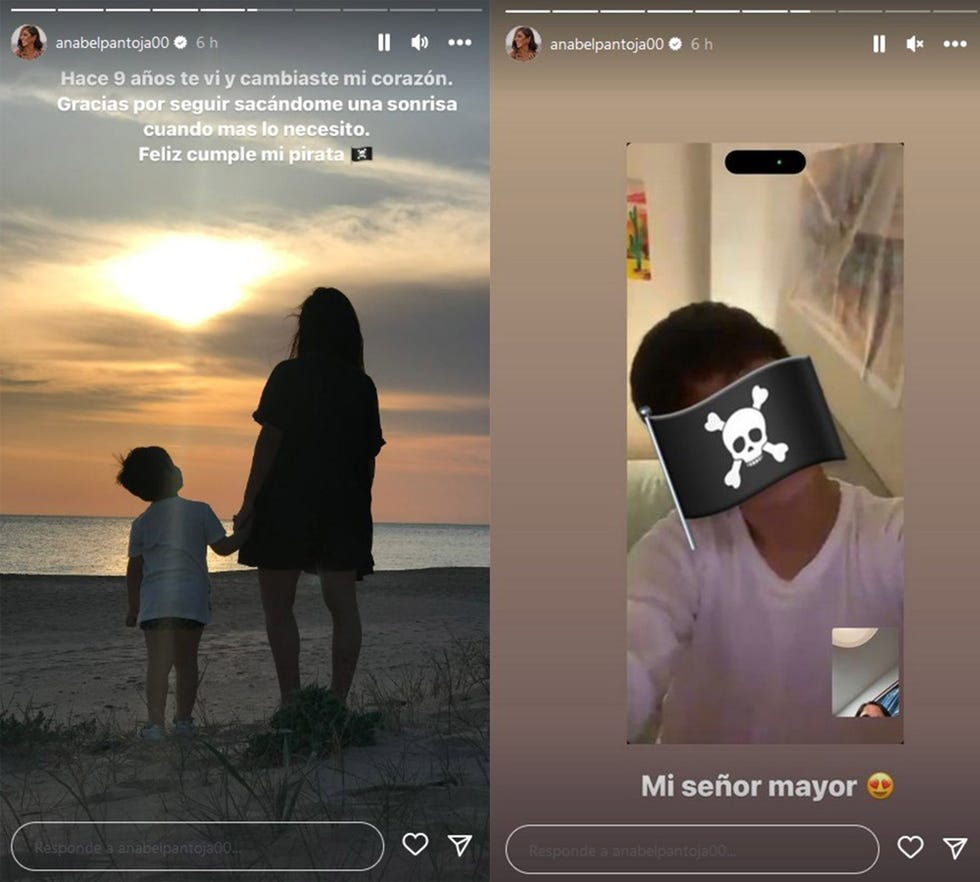 la sobrina de isabel pantoja felicita al pequeño albertito