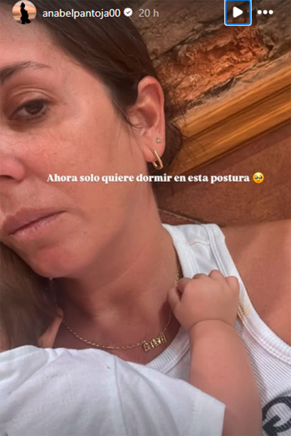 anabel pantoja stories con su hija y de su hija con su primo kiko rivera