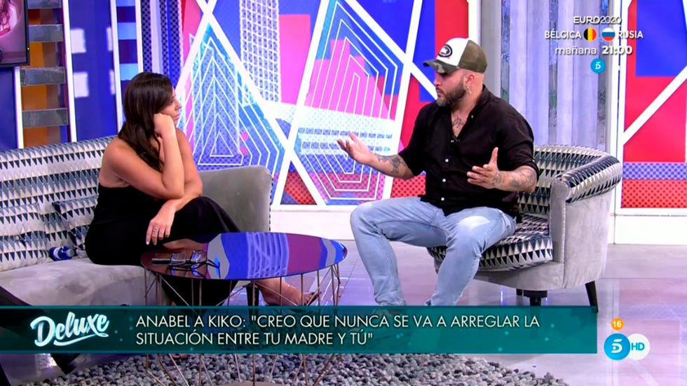 kiko rivera y anabel pantoja, tenso cara a cara en 'viernes deluxe'