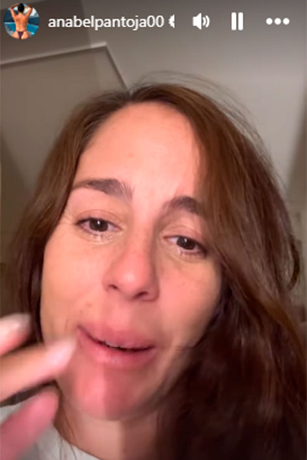 anabel pantoja llora al ver a su tia en el escenario