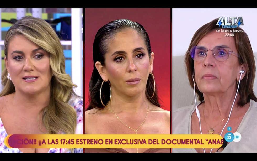 anabel pantoja se derrumba con las palabras de su madre sobre el documental