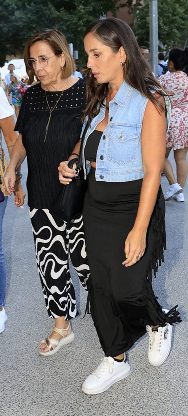 anabel y su madre en el concierto de luis miguel en julio de 2024