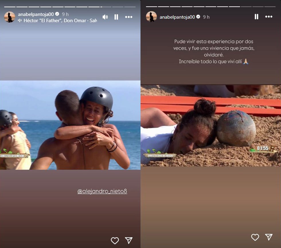 anabel pantoja recuerda en instagram algunos de sus mejores momentos en supervivientes