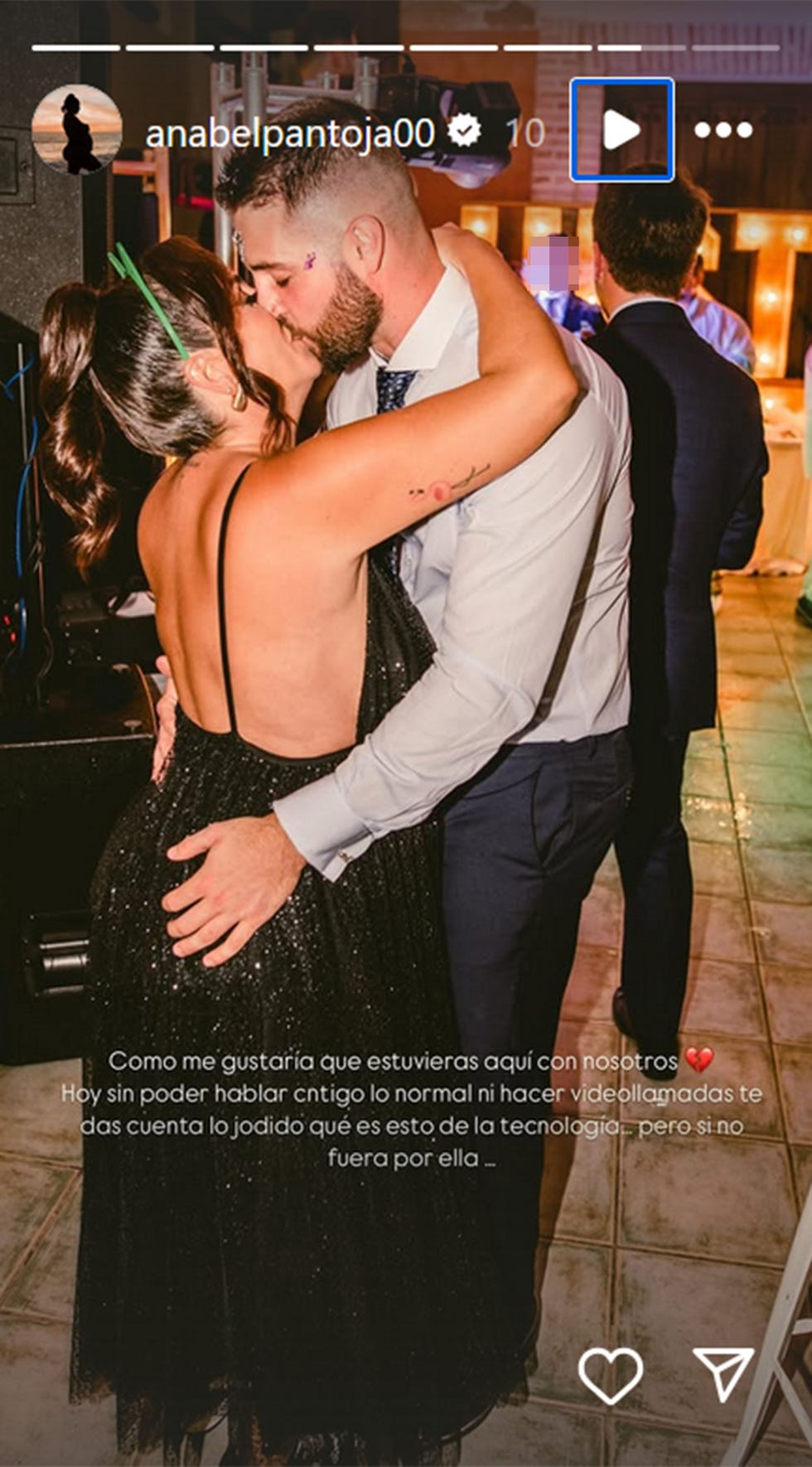 la sobrina de isabel pantoja baila abrazada a su novio