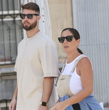anabel pantoja y su novio, david rodriguez, por las calles de madrid antes de conocerse la noticia de su embarazo