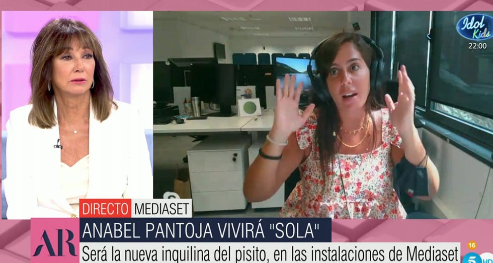anabel pantoja charla con ana rosa antes de entrar en 'sola' el nuevo reality del que es la primera  protagonista