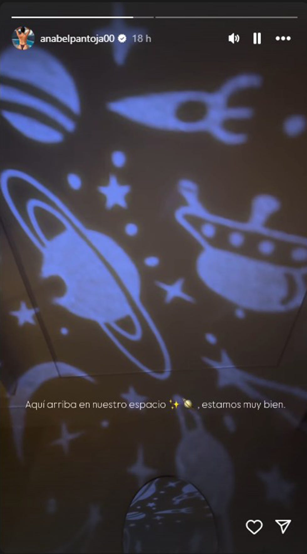 anabel pantoja comparte un story y afirma estamos muy bien