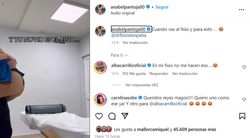 david rodriguez coge a anabel pantoja en brazos