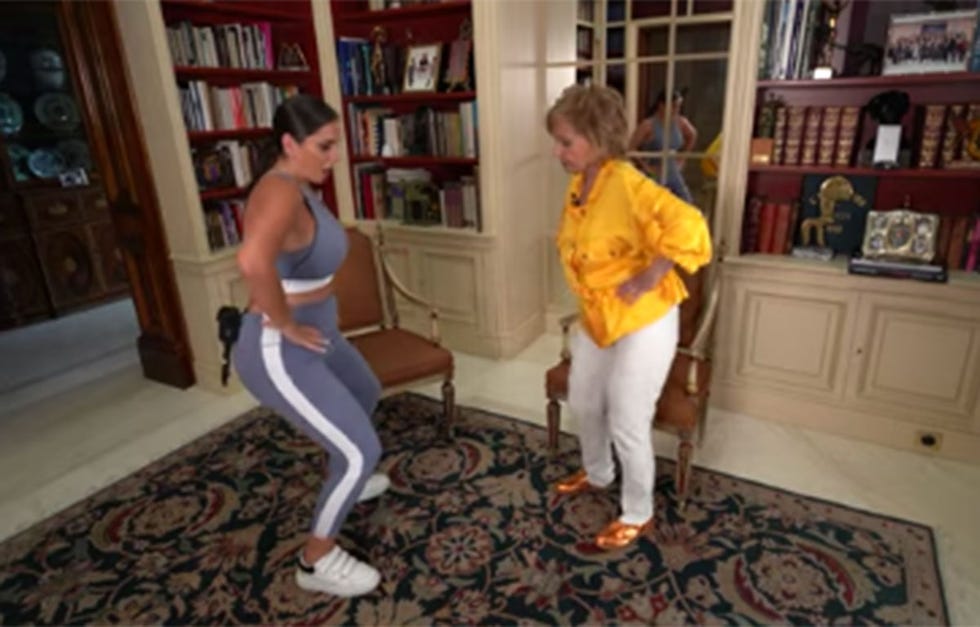anabel pantoja enseña a maría teresa campos a perrear