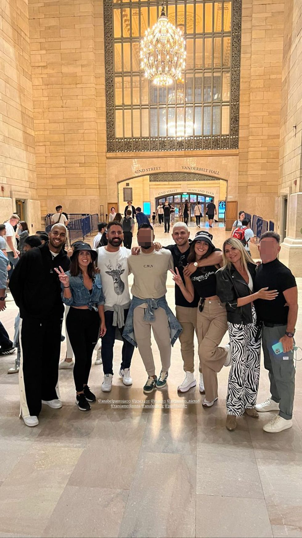 anabel pantoja, yulen pereira, alejandro nieto, tania medina y ana luque las fotos de su viaje a nueva york juntos
